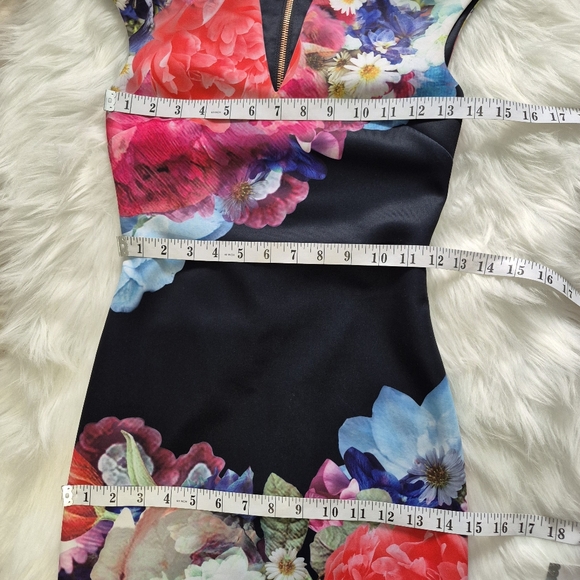 Ted Baker Brynee Floral Dress Size 0 - Picture 11 of 12